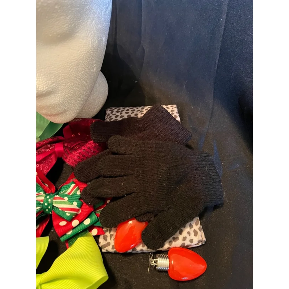 GIRL’S~TIGHTS/BOWS/GLOVES=9 BUNDLE